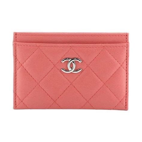 chanel card holder womens|Chanel quilted classic card holder.